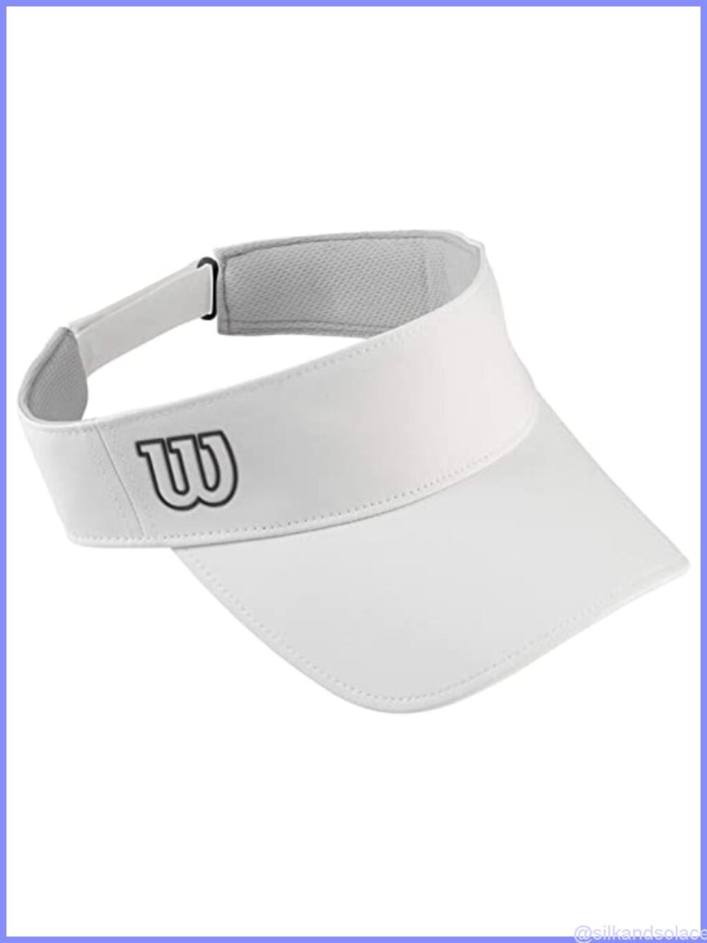 Ultralight Polyester Woven Sports Visor Adjustable Closure